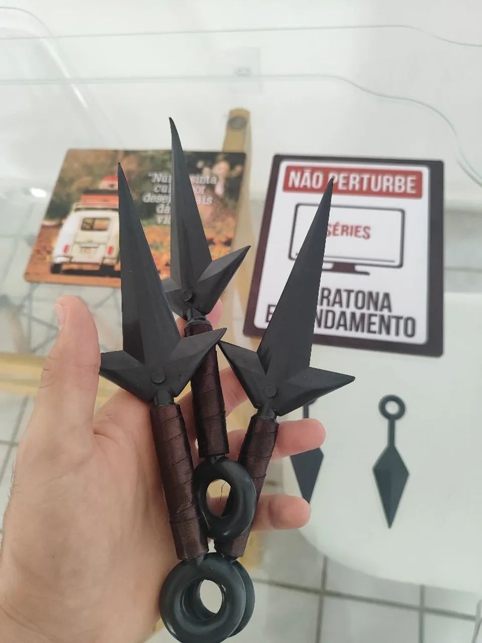 Quadros + Kunais (Brinquedos Naruto) - Foto 3