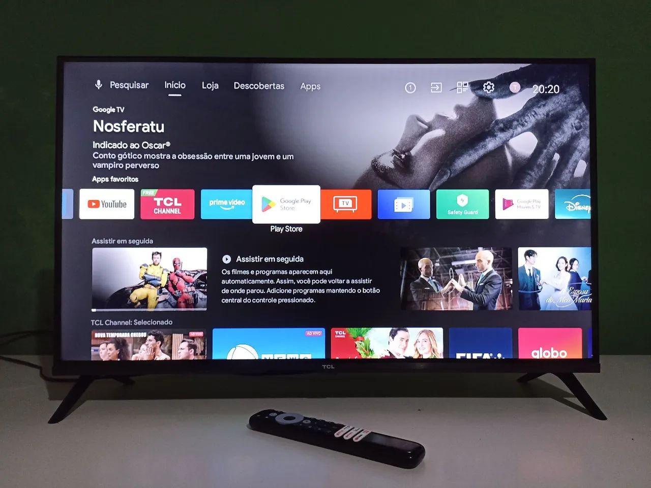 SMART tv TCL 32 polegadas Android 3 meses de uso - Foto 3