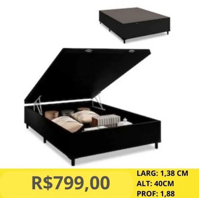 CAMA BOX CASAL A PRONTA ENTREGA - Foto 3