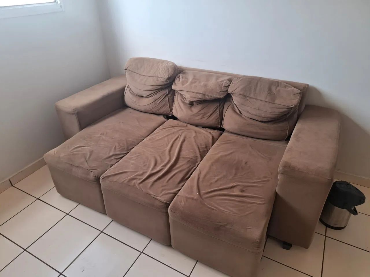 Sofá 3 lugares retrátil  - Foto 3