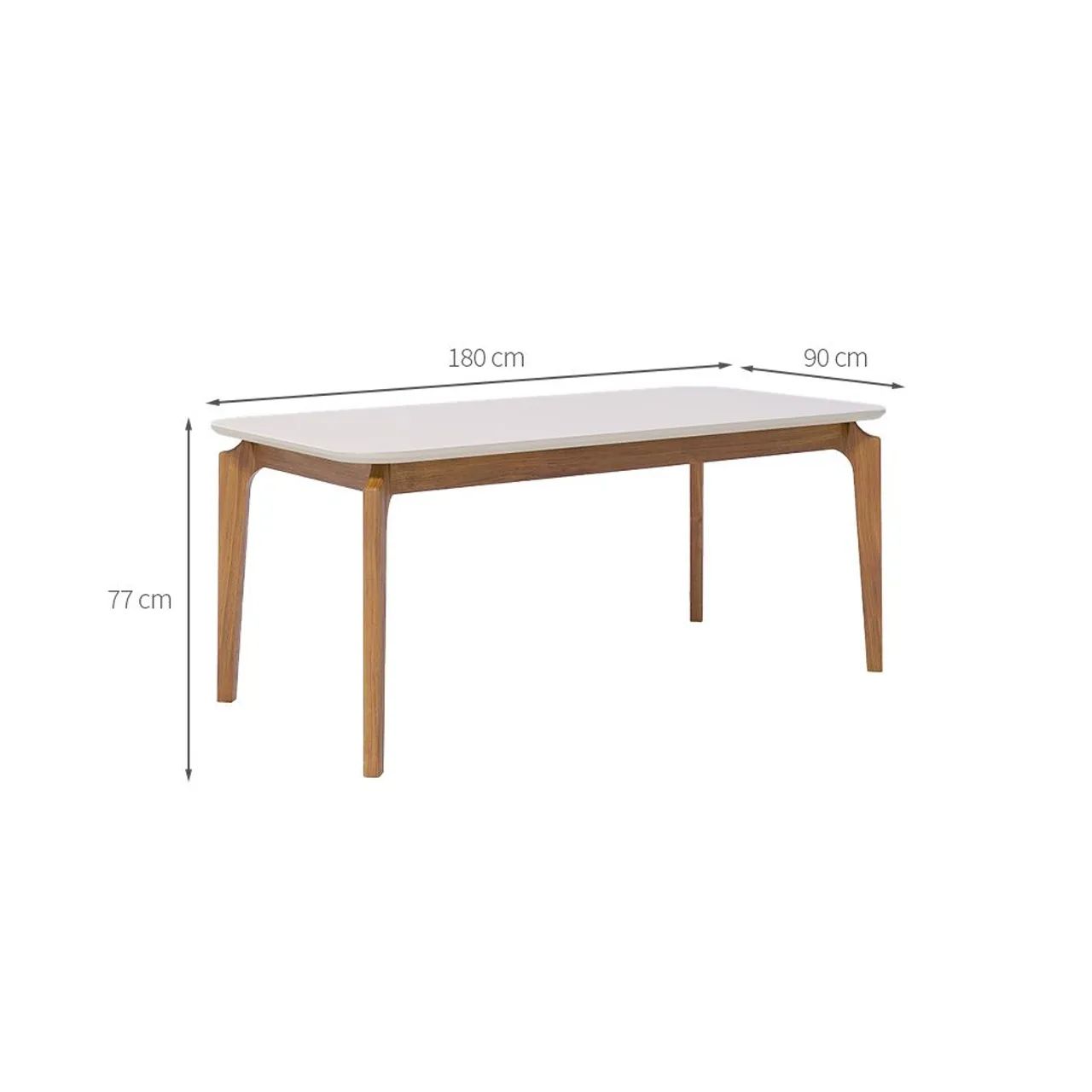 Mesa de Jantar Retangular 180cm - Foto 3
