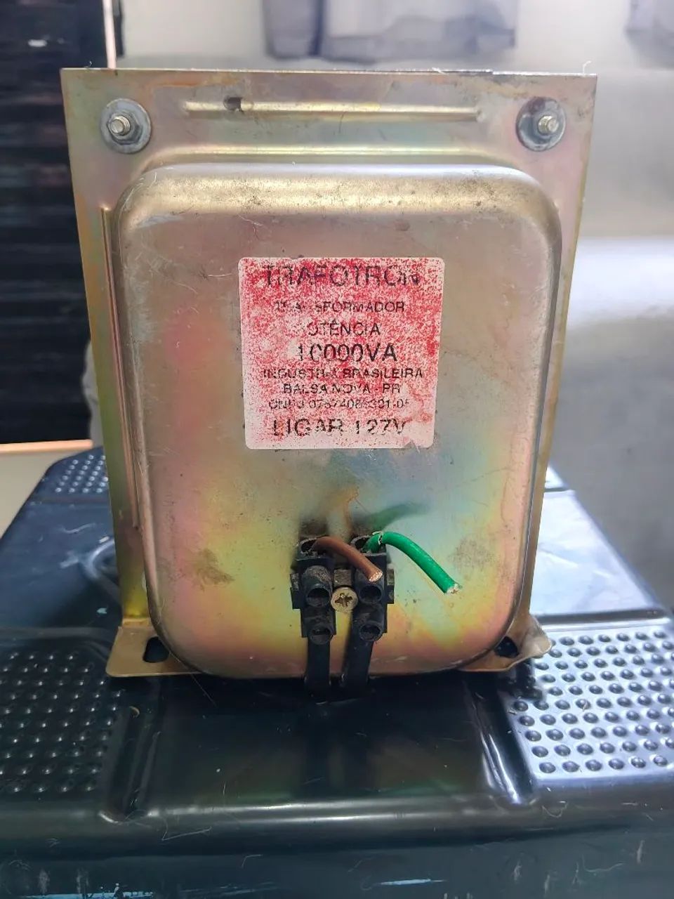 Transformador 10kVA Trafotron - Cobre - C/ Disjuntor (P/ Ar Condicionado) Negociável  - Foto 2