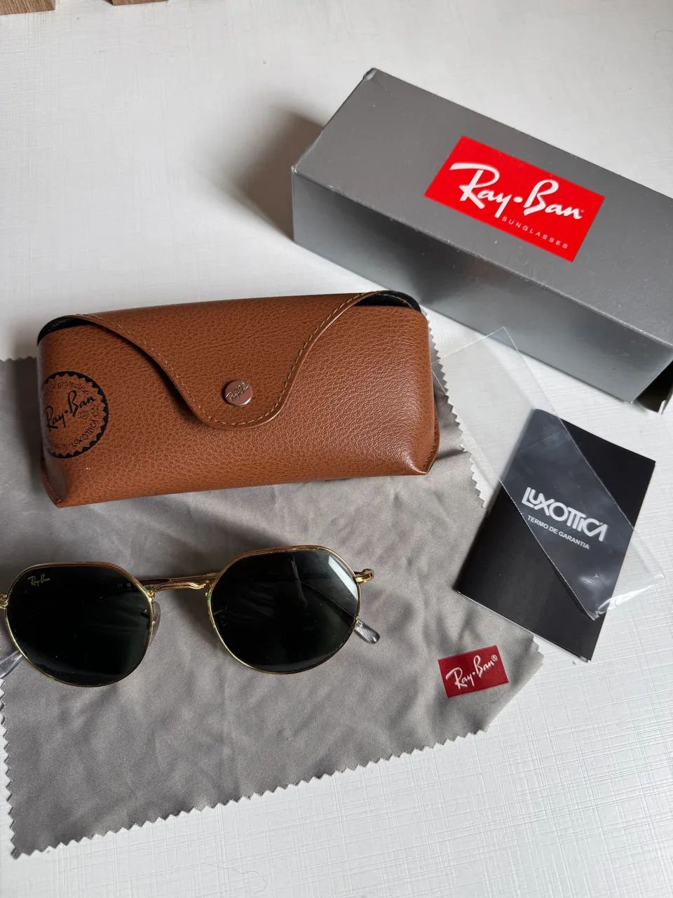 Óculos de sol original rayban jack - Foto 2