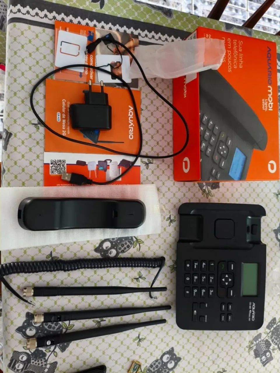 Telefone Rural Aquario CA-42S Desbloqueado Idel para áreas com sinal fraco - Foto 5
