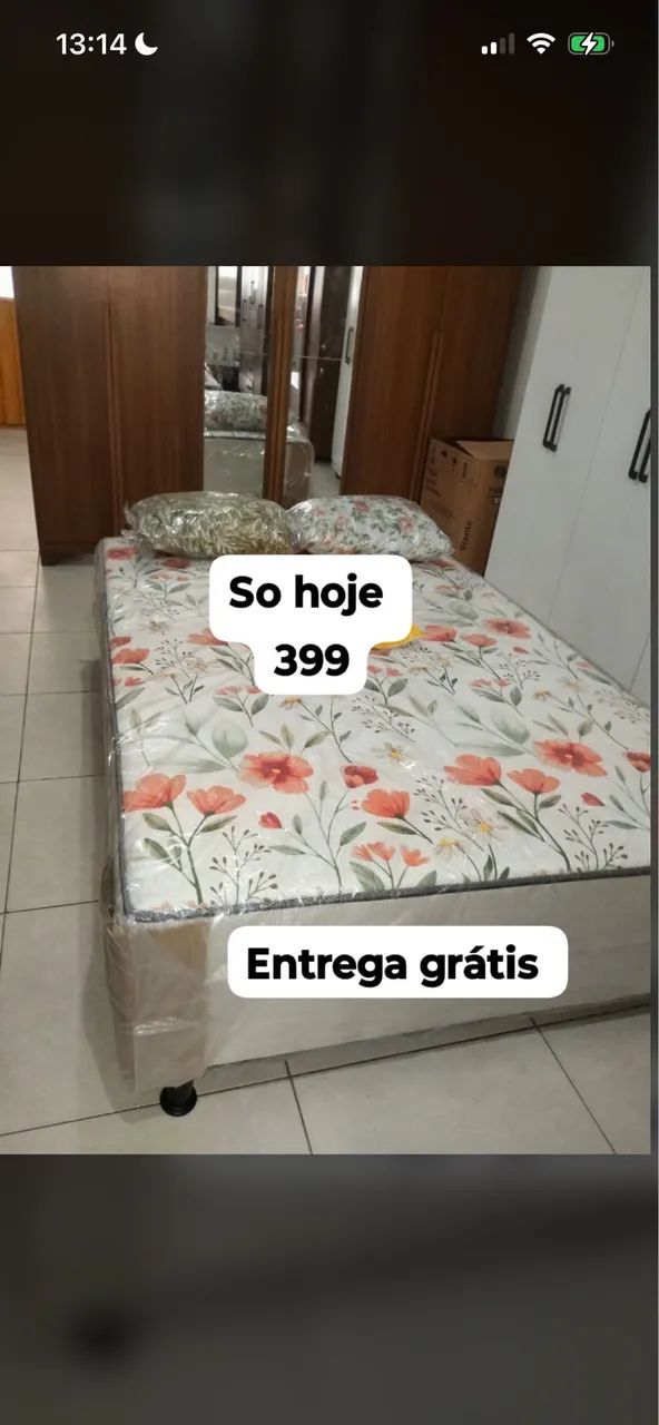 Cama casal 400,00 entrega agora 