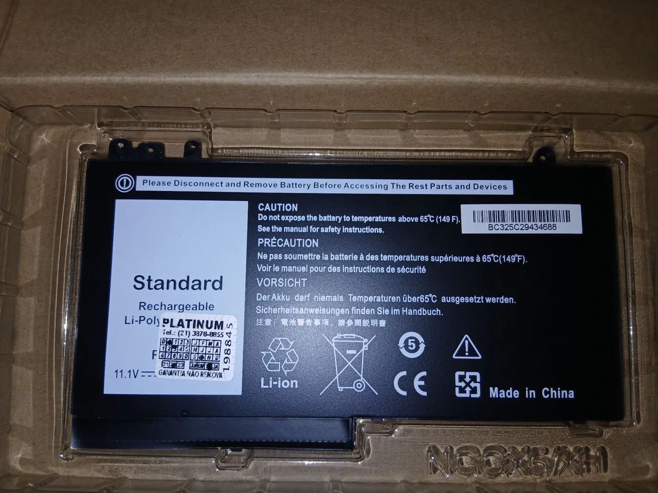 Bateria Notebook Dell nova  - Foto 3