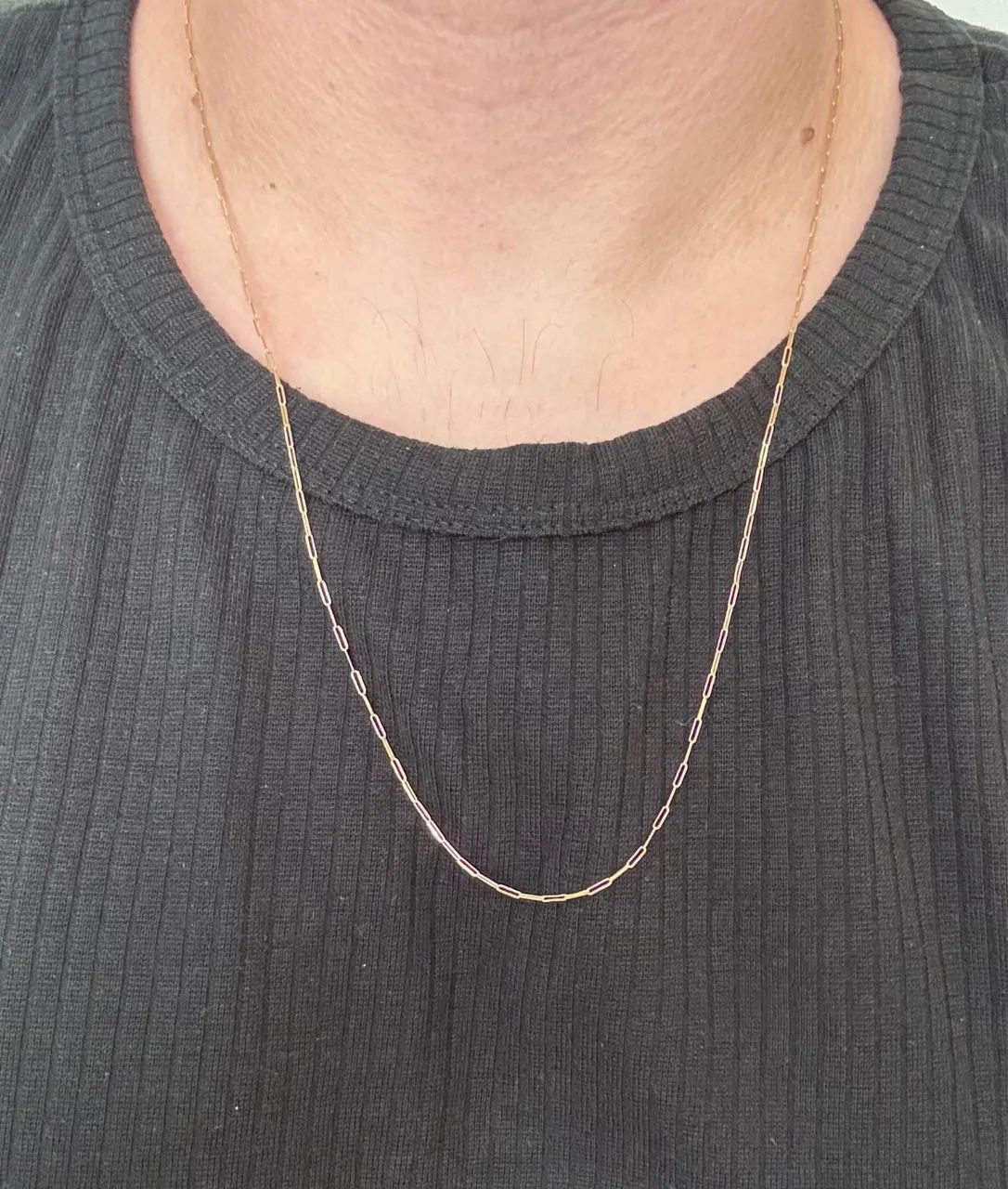 Corrente Cartier em Ouro 18k - 60 cm - 2.4 gramas