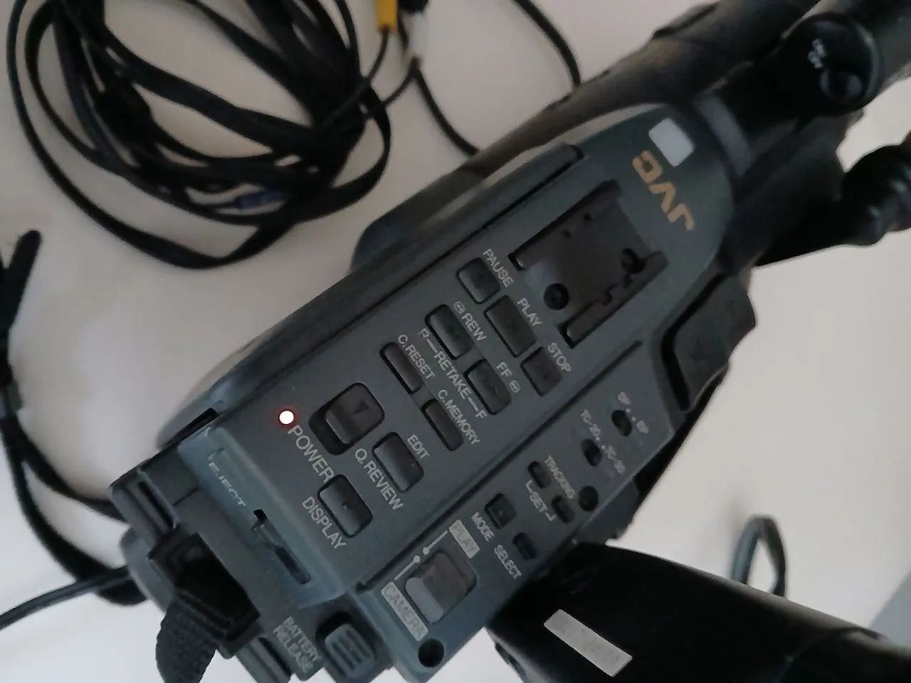 Câmera de filmagens VHS