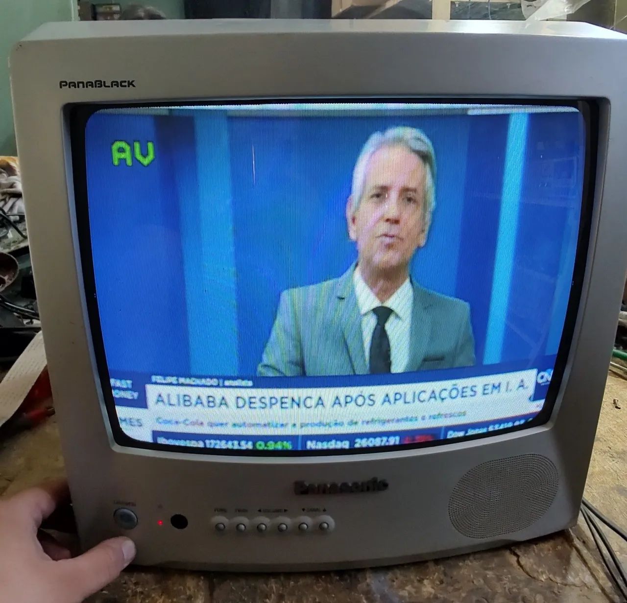 Tv Panasonic 14 polegadas funcionando perfeitamente para retro game