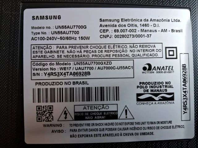 smart samsung 55 polegadas com a tela quebrada - Foto 2