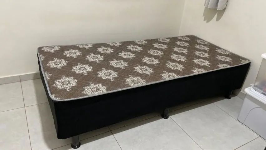 Cama de Solteiro - Conjunto Base Box e Colchão Castor - Foto 2