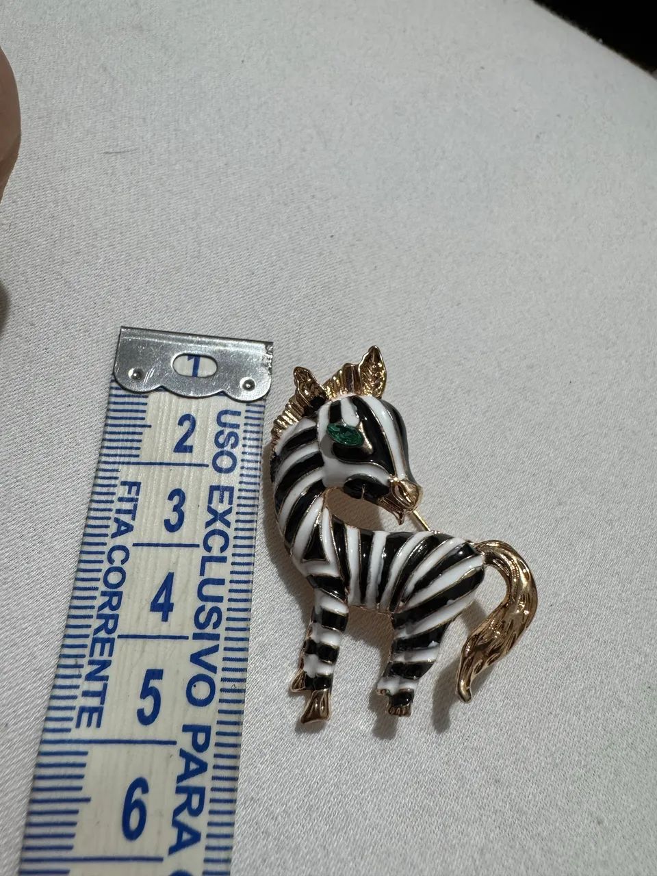 Broche novo zebra zebrinha da sorte  - Foto 4