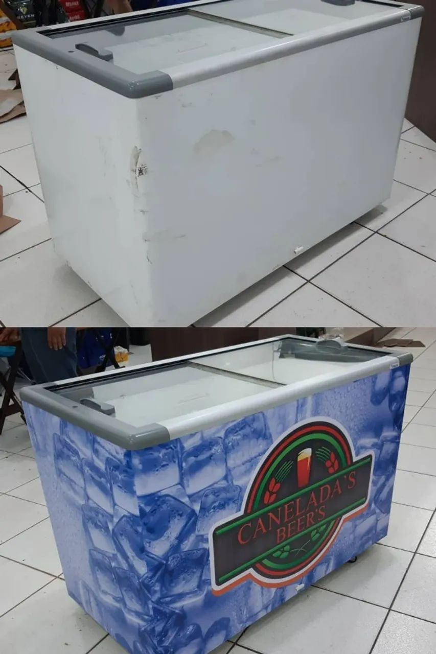 renova freezers e adegas envelopamento - Foto 4