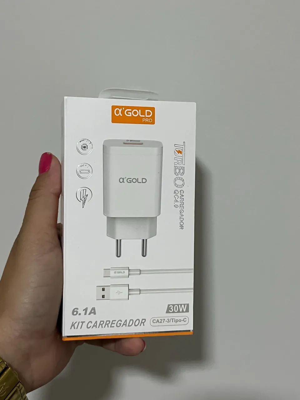 Carregador Usb-c Turbo de Alta qualidade - Para Samsung xaiomi