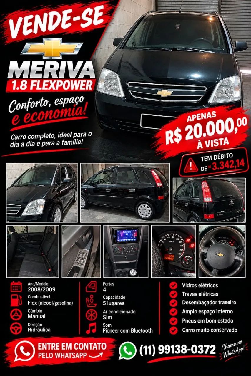Chevrolet Meriva 1.8 8V 2007