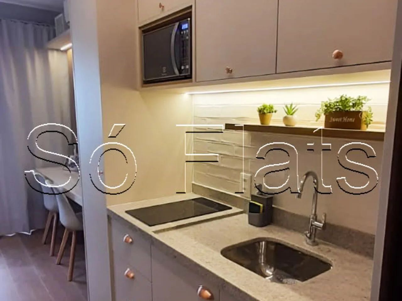 Residencial Grand Vitari, apartamento no modelo Studio com 25m² e 1 dormitório - Foto 9