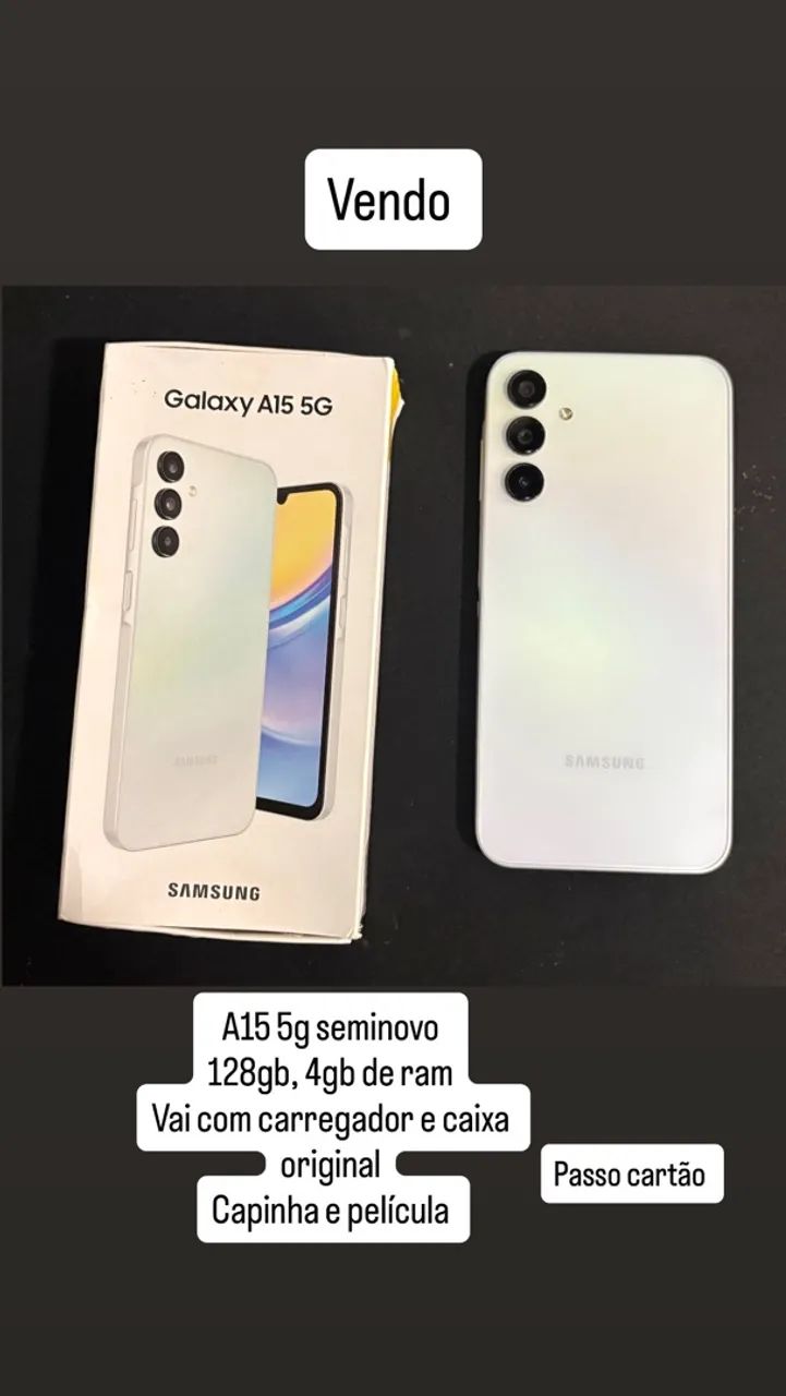 Celular semi novo 