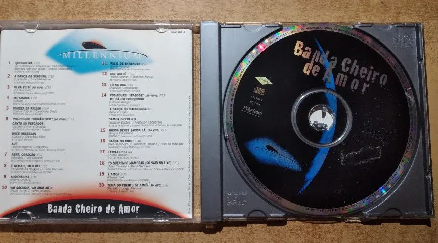 Cd Banda Cheiro De Amor - Millenium 1998 - Foto 3