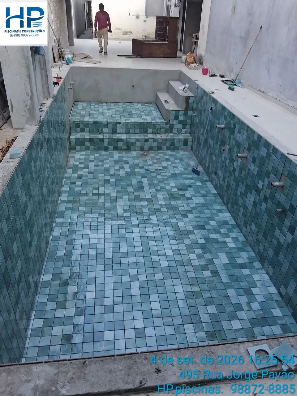 Piscina de alvenaria.  - Foto 3
