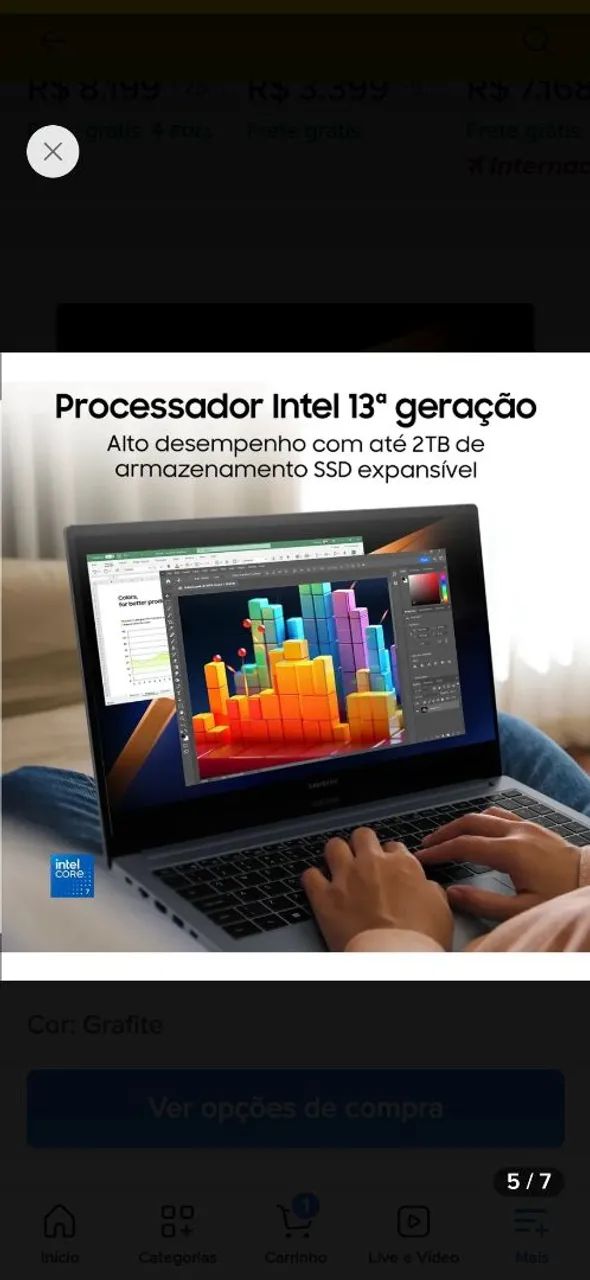 Notebook Samsung Galaxy Book4 Intel - Foto 3