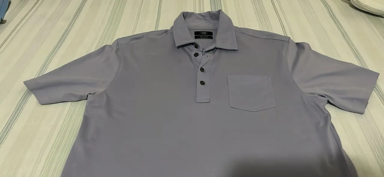 Camisa Polo Masculina VR São Paulo Algodão Pima com Bolso - Foto 3