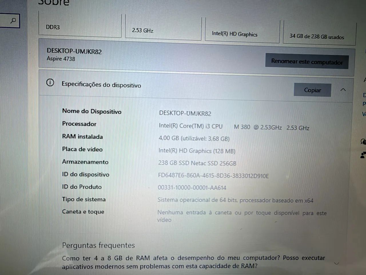 Notebook Acer I3 - Foto 5