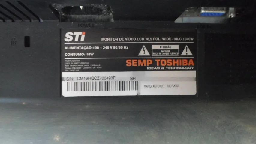 Monitor STI 18,5 Polegadas Mlc 1941w Vga Lcd - Foto 3