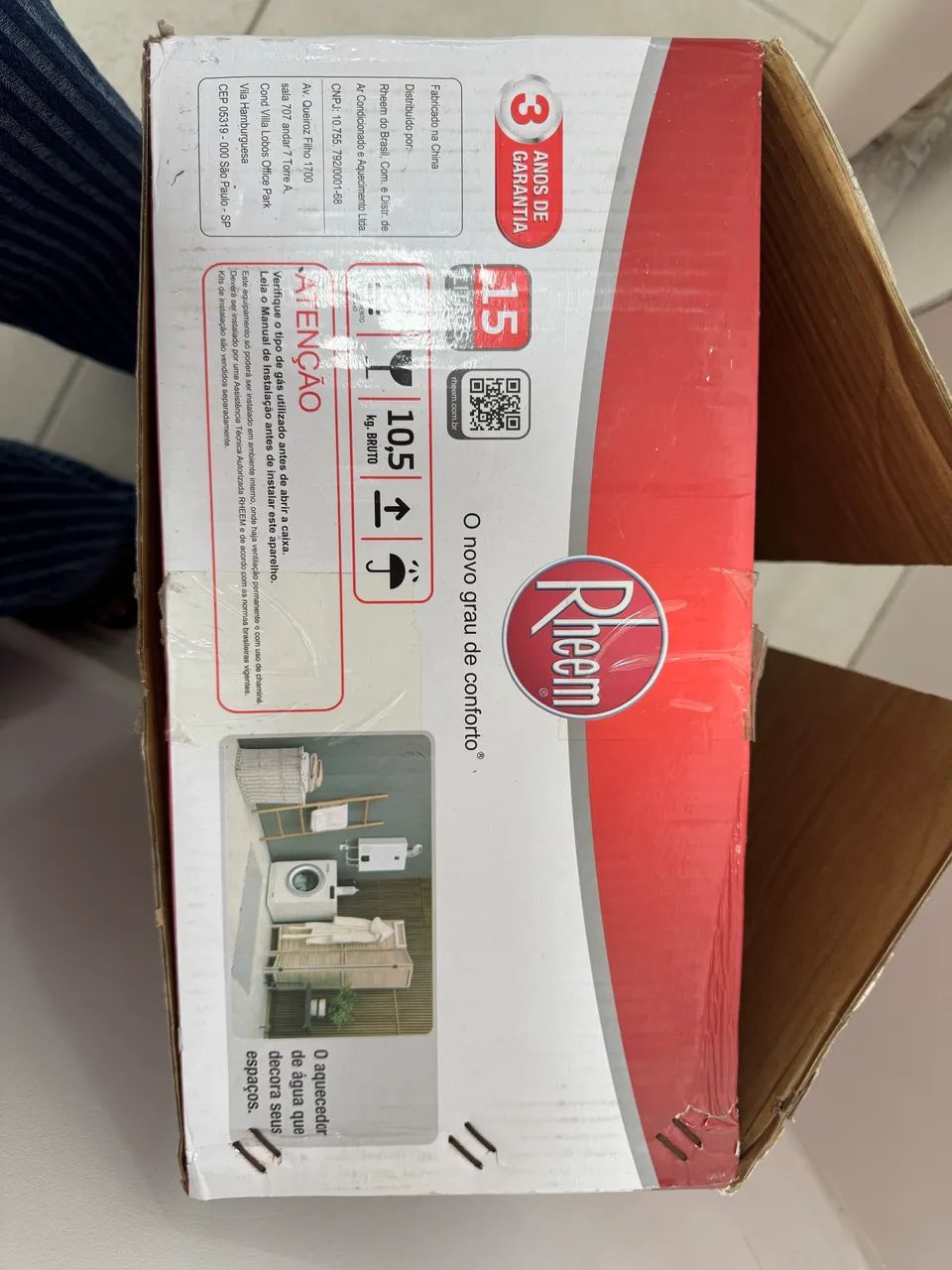 Vendo Aquecedor Boiler de 15 l RHEEM NOVO NA CAIXA - Foto 3