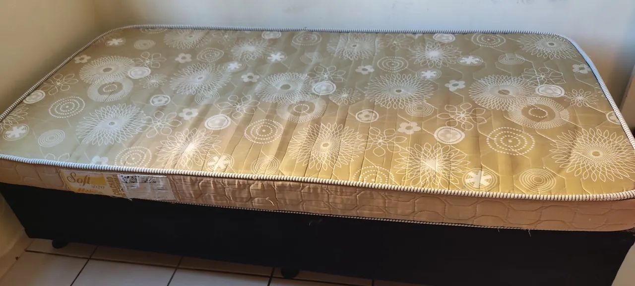 Cama box solteiro com colchão  - Foto 2