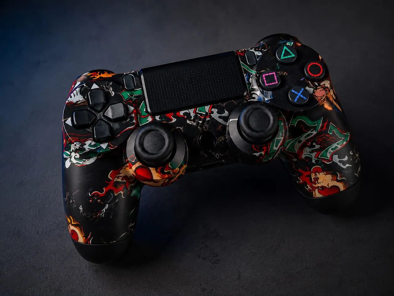 Controle para PS4 com Fio Estampado DualShock 4 - Foto 4