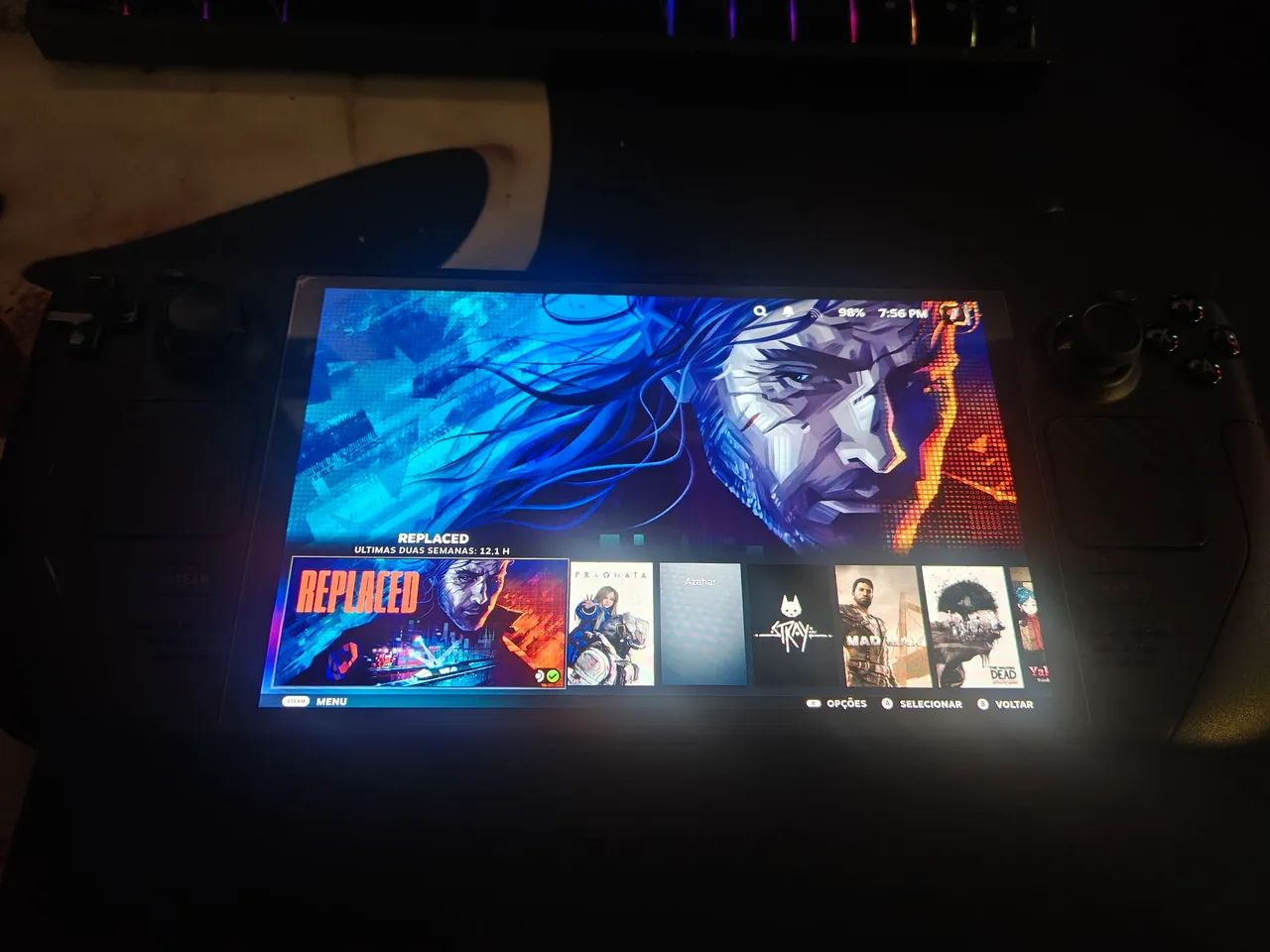 Steam Deck OLED 512GB + Película, Capas e Dock
