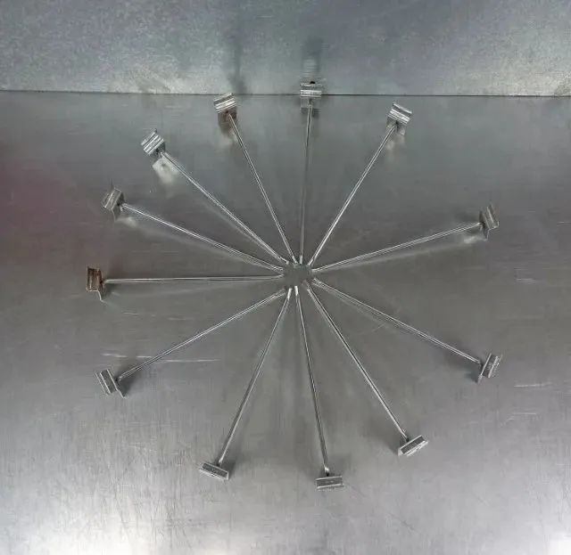 50 Ganchos 20cm Parede Canaletada NOVO