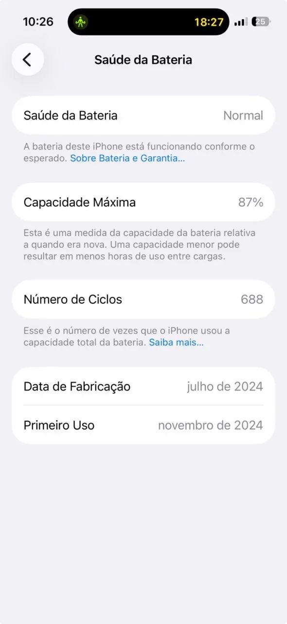 Iphone 16 128Gb com capinhas - Foto 2