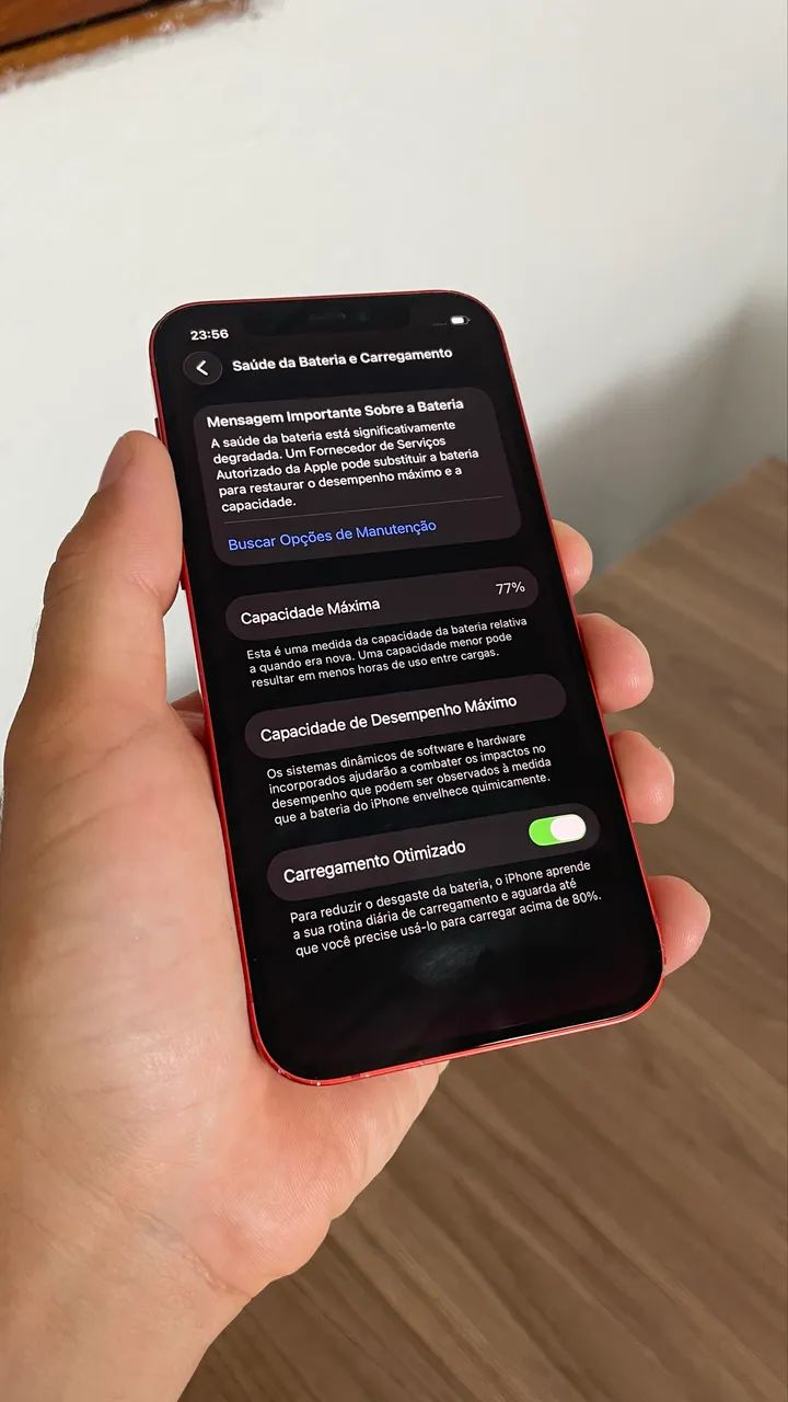 iPhone 12 red 64gb, todo original - Celulares e Smartphones