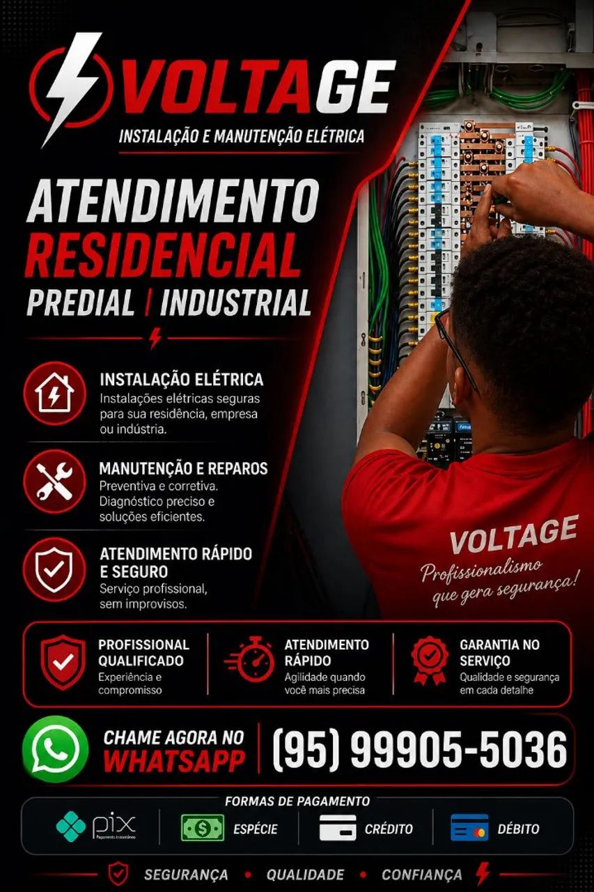 VOLTAGE | Instalação e Manutenção Elétrica