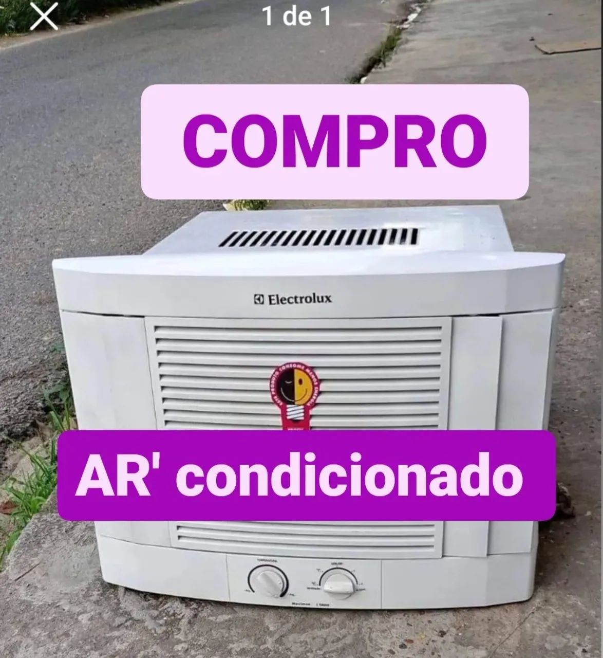 Ar-condicionado Usado ou COM DEFEITO 