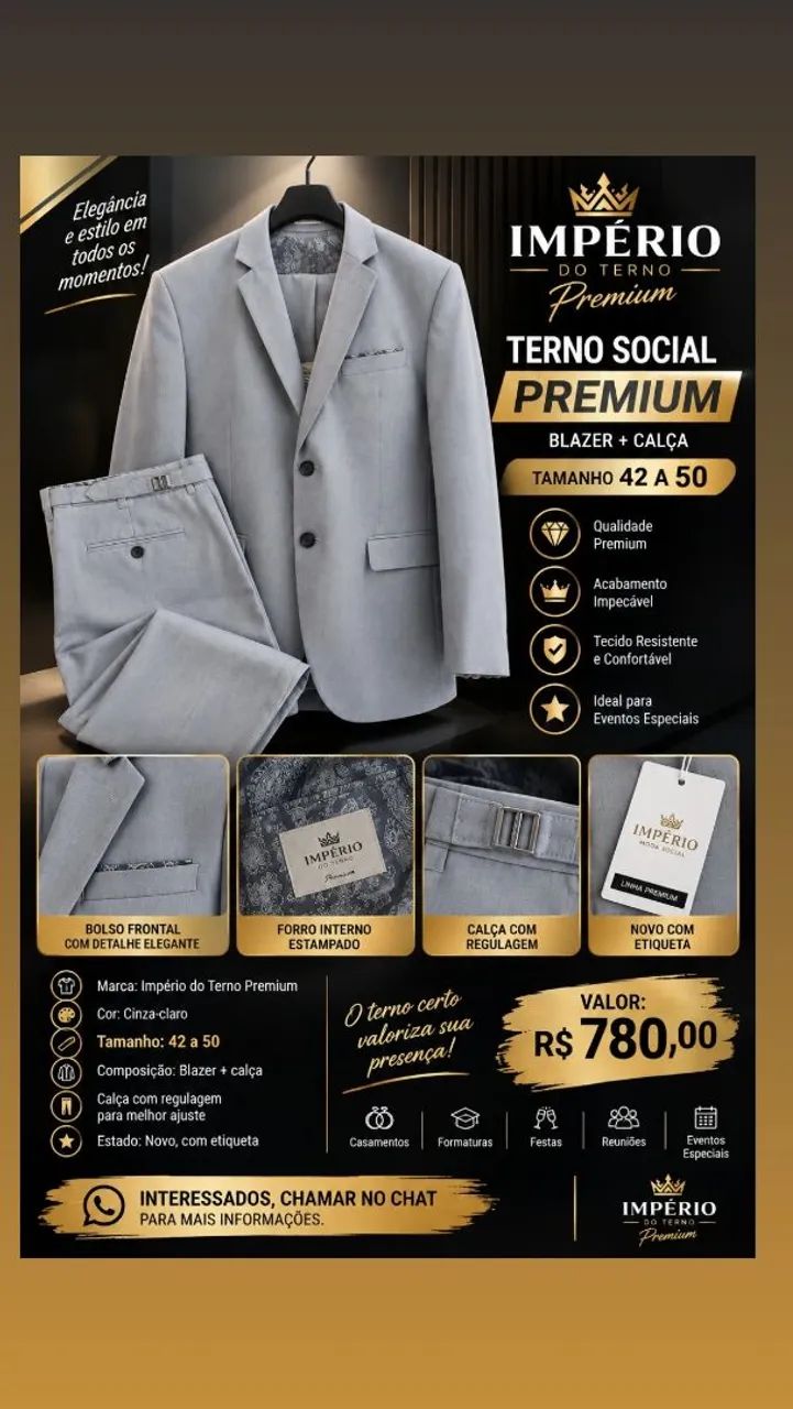 VENDO BLAZER + CALÇA 