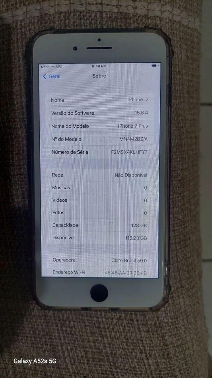 Iphone 7plus 128gigas  livre de icloud - Foto 2
