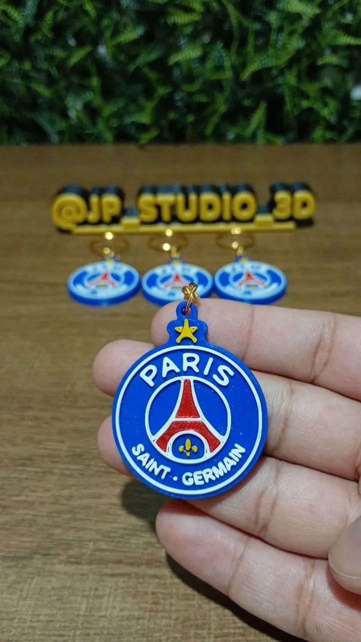 Kit 4 chaveiros do PSG - Foto 5