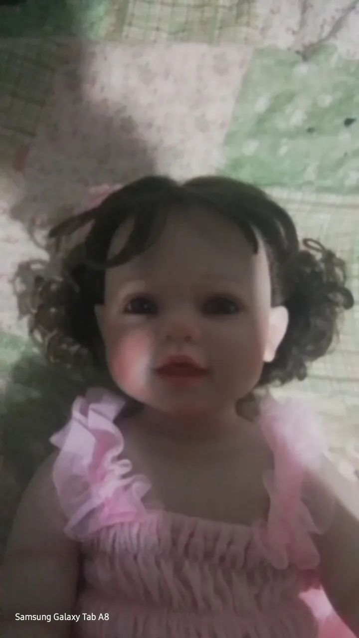 BONECA REBORN COM CORPINHO EM VINIL 