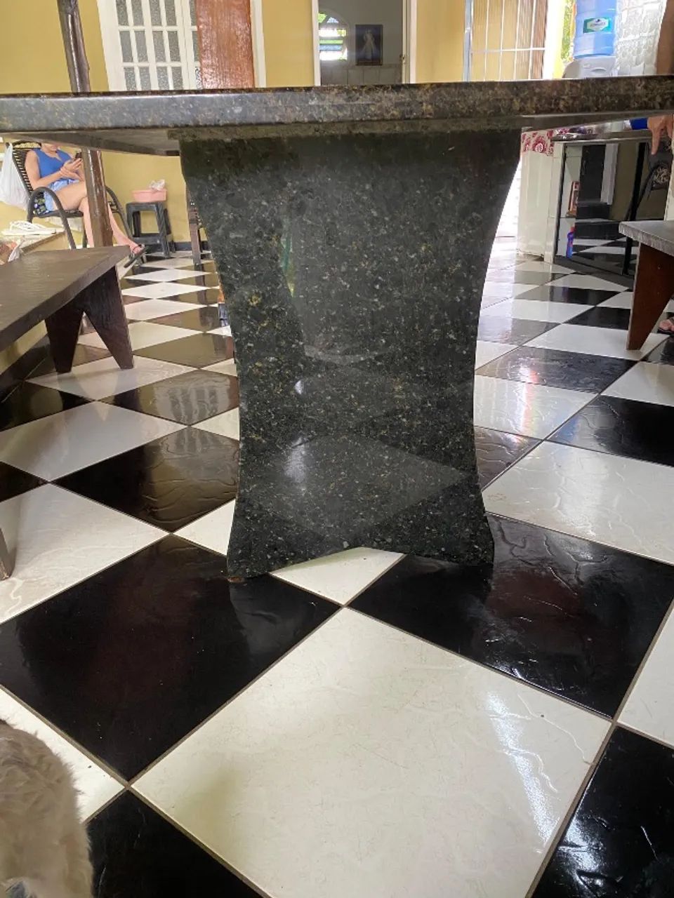 Mesa de jantar (10 a 12 pessoas) granito Ubatuba - Foto 2