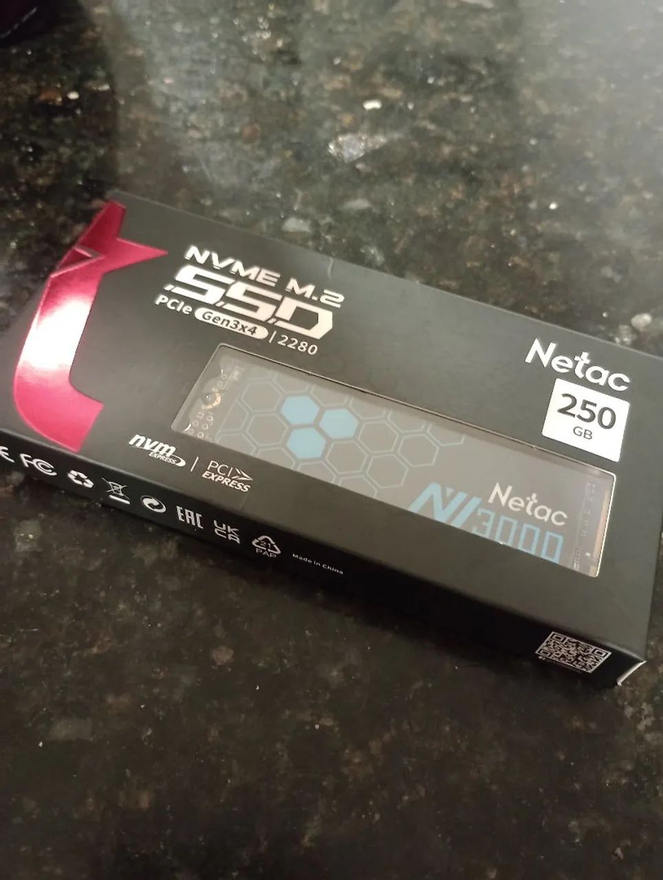 Desktop HD Nvme Ssd M.2 256gb Netac