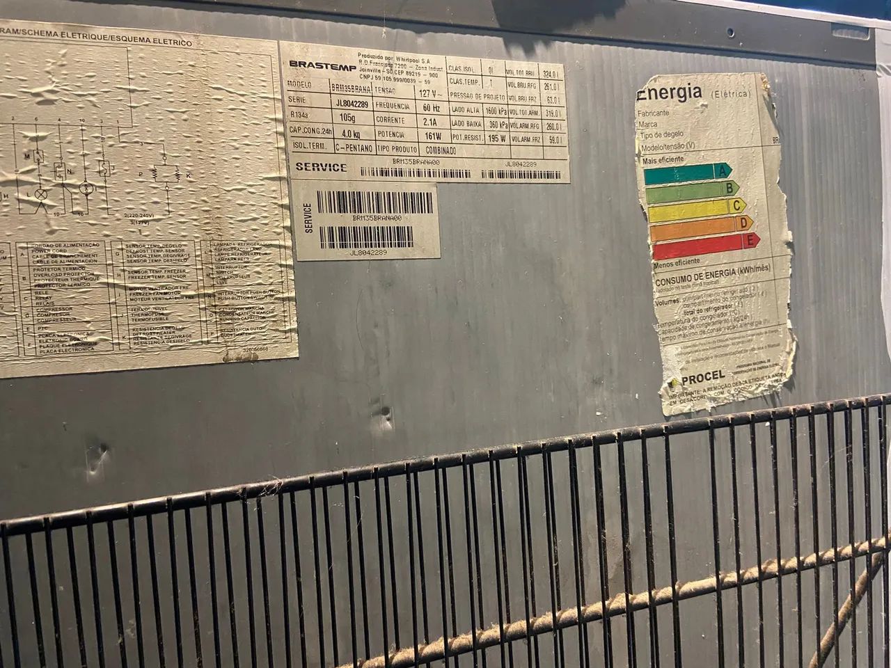 Vendo geladeira Brastemp  com defeito