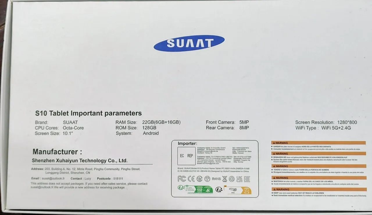 Tablet SUAAT S10 novo - Foto 5