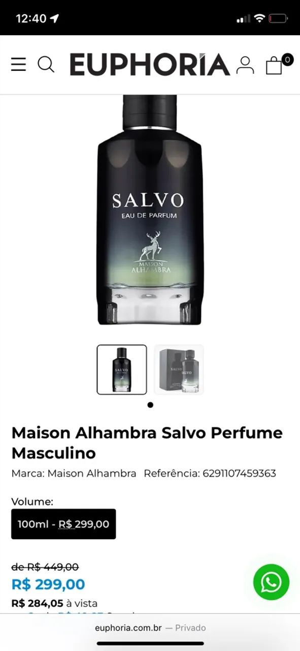 Perfume Kayak/ perfume Salvo