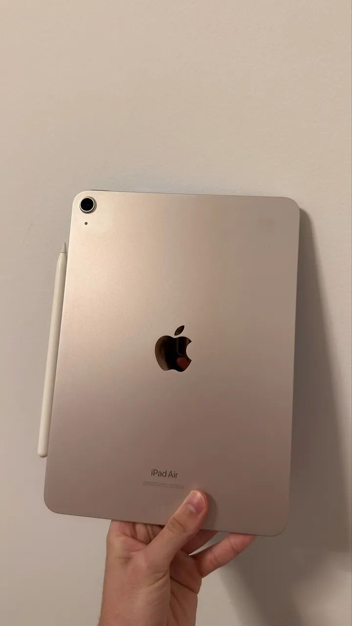 iPad Air 5ª Geração M1 64GB + Apple Pencil Original + Capa - Foto 2