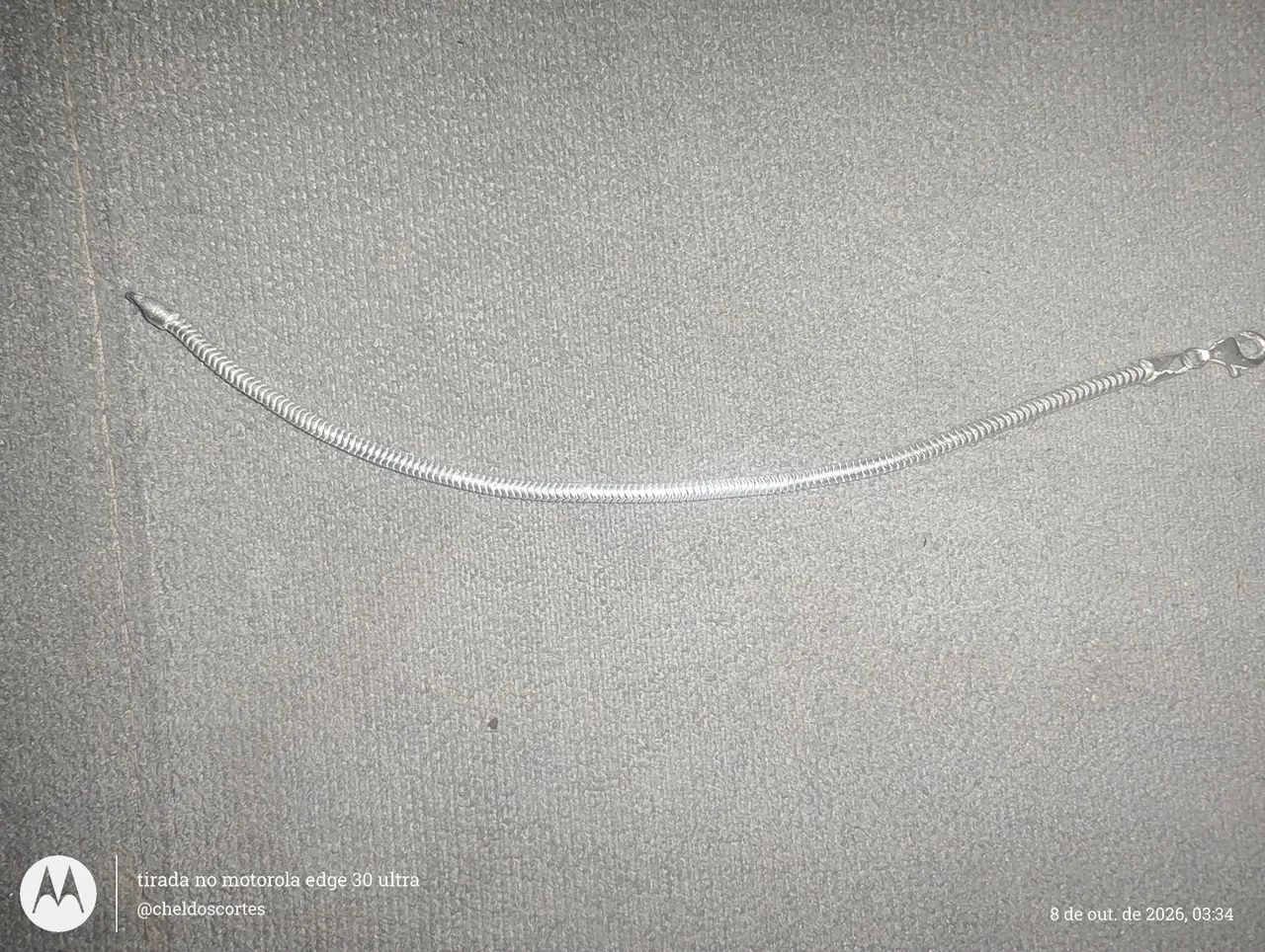 Pulseira de prata  - Foto 3