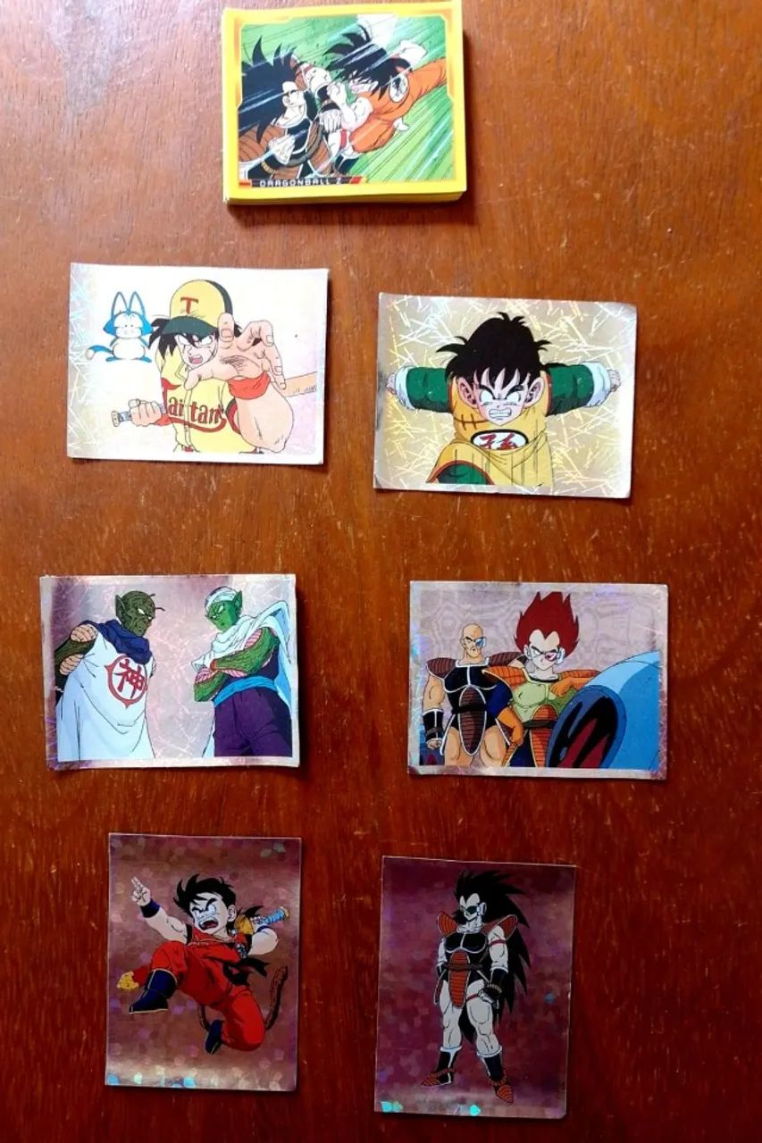 Figurinhas do Álbum Dragon Ball Saga Vegeta Navarrete 