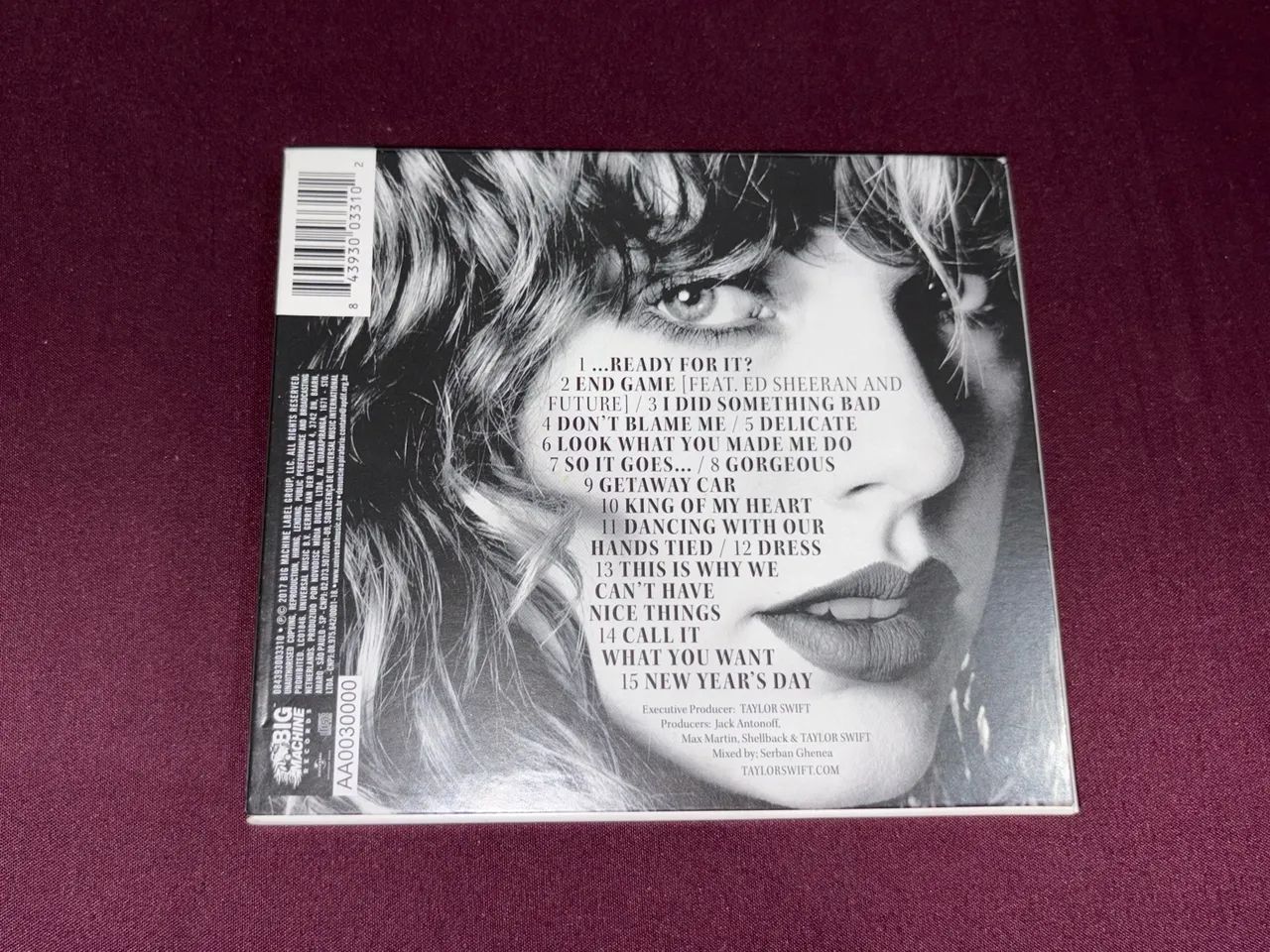 CD Taylor Swift - reputation (edição BR, inclui pôster e slipcase) - Foto 2