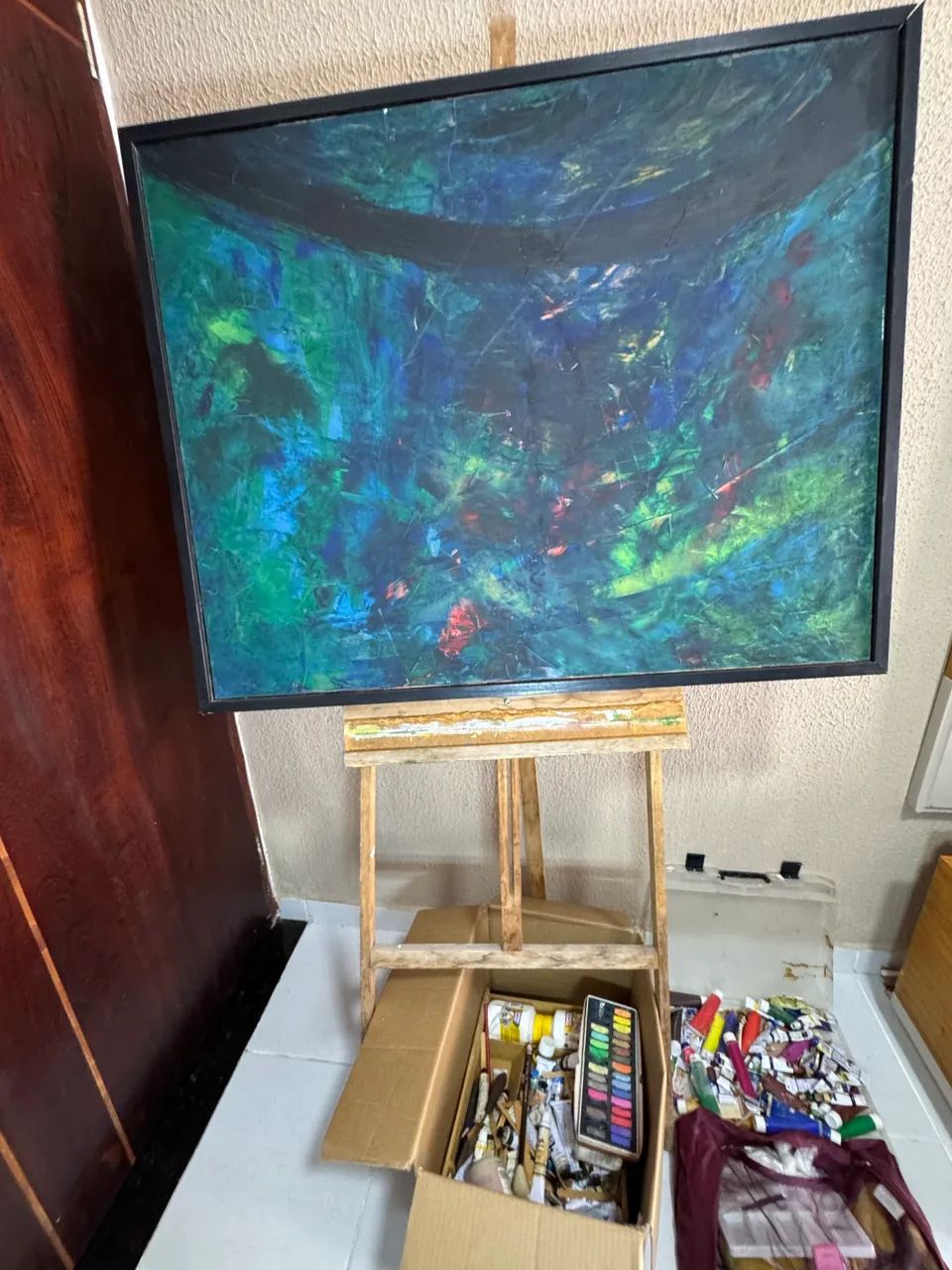 Tinta para telas com cavalete - Foto 2